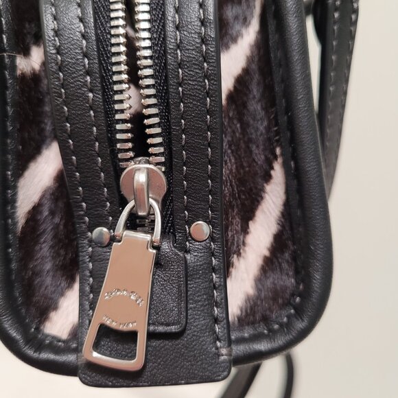 Rogue Bag 12 In Haircalf With Zebra Print - Picture 8 of 11